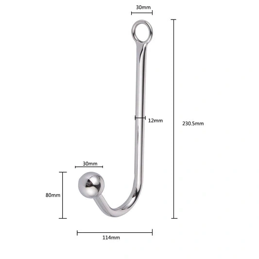 Anal Hooks Collar and Elegant Anal with Cuffs 5334 Hook Beaded 0131